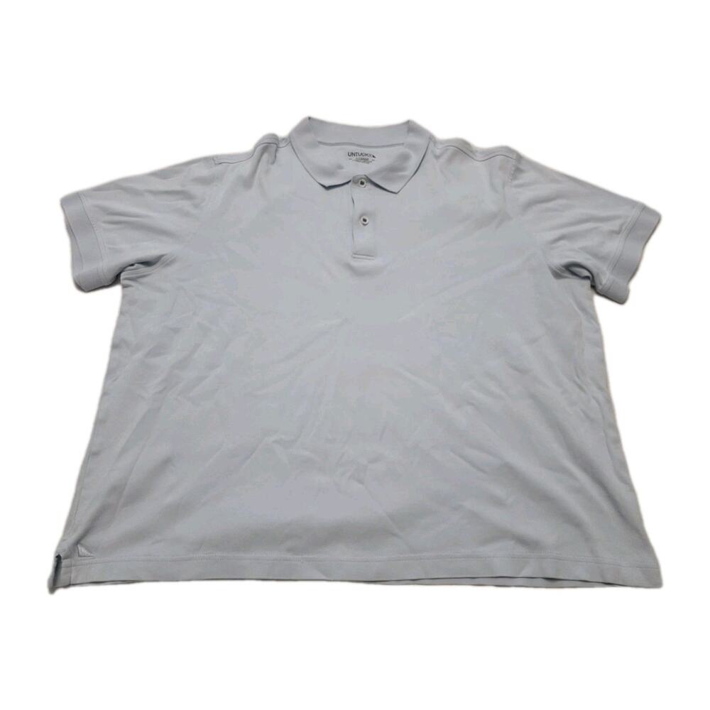 UNTUCKit Men’s Polo Shirt Performance Sz XL Light Blue
